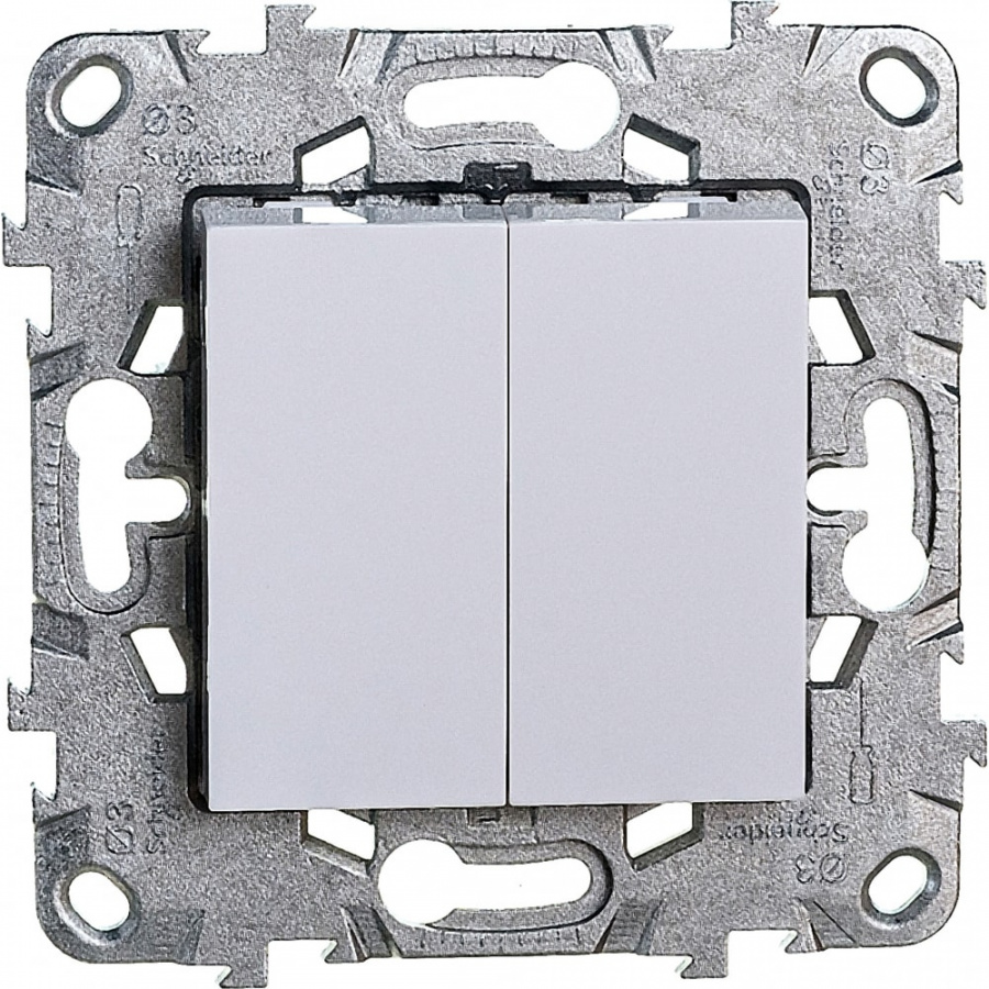 Двухклавишный выключатель Schneider Electric UNICA