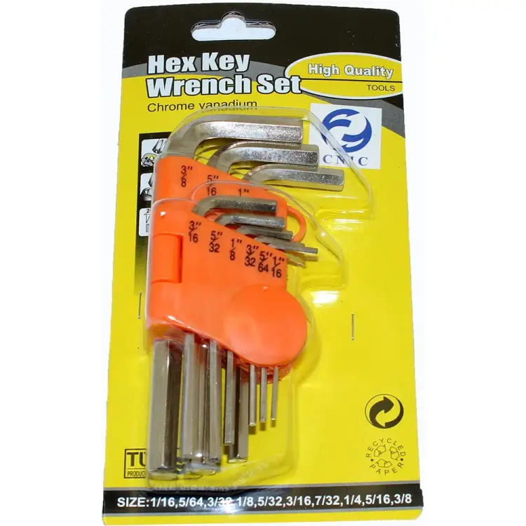 Набор шестигранных дюймовых ключей CNIC 48771