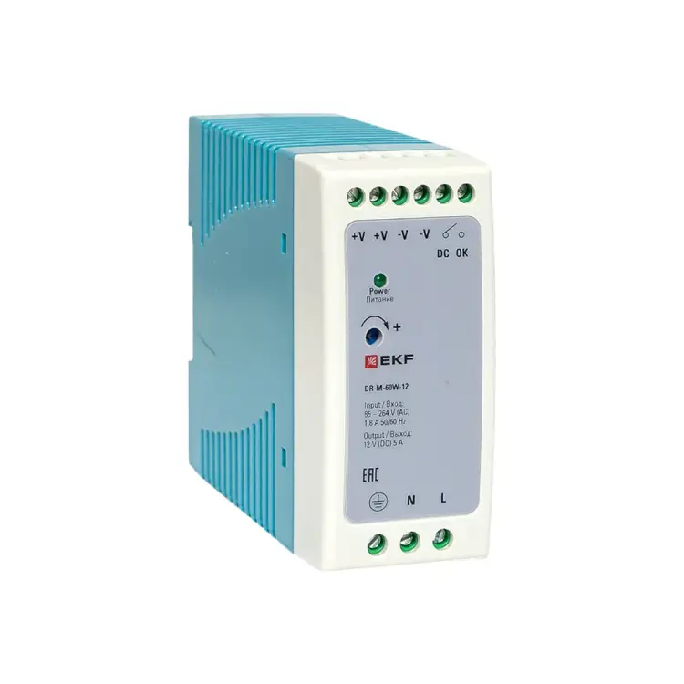 Блок питания EKF DR-M-60W-12