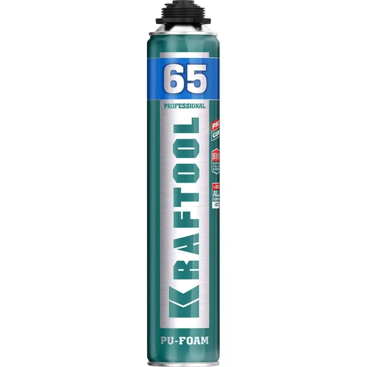 Полиуретановая пена KRAFTOOL PROFI 65 41184_z01 Полиуретановая пена KRAFTOOL PROFI 65 41184_z01