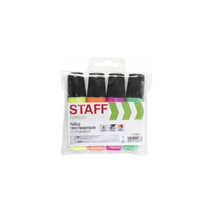Набор текстовыделителей Staff EVERYDAY 151643