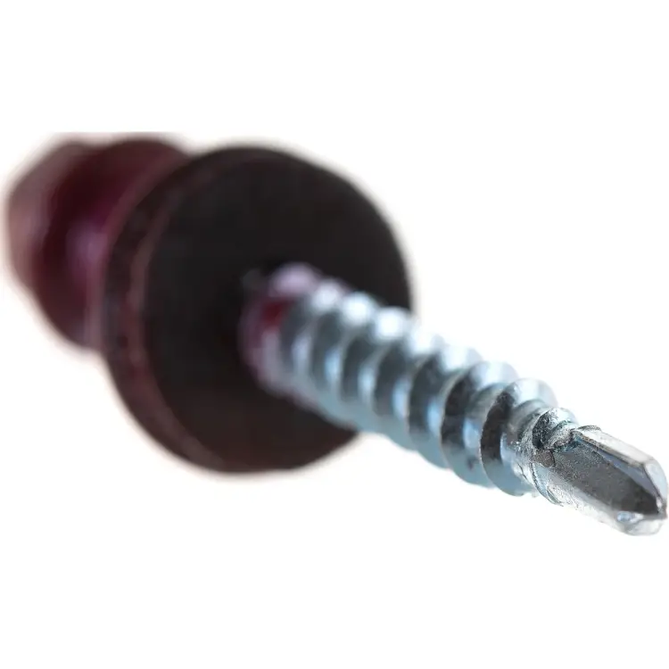 Кровельный саморез Госкреп 4,8х35 RAL3005 красное вино (250 шт.) 2-0016630