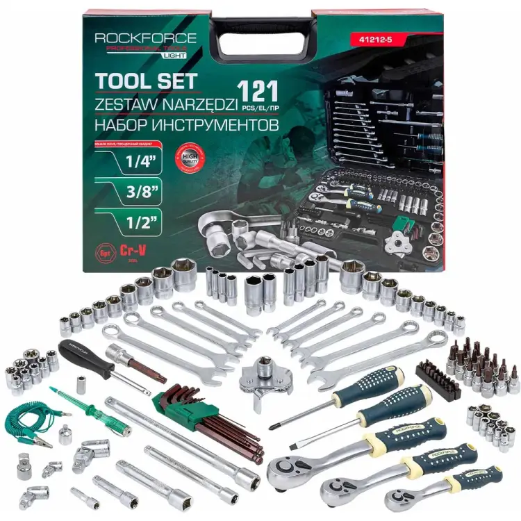Набор инструментов Rockforce RF-LIGHT-41212-5(61548)