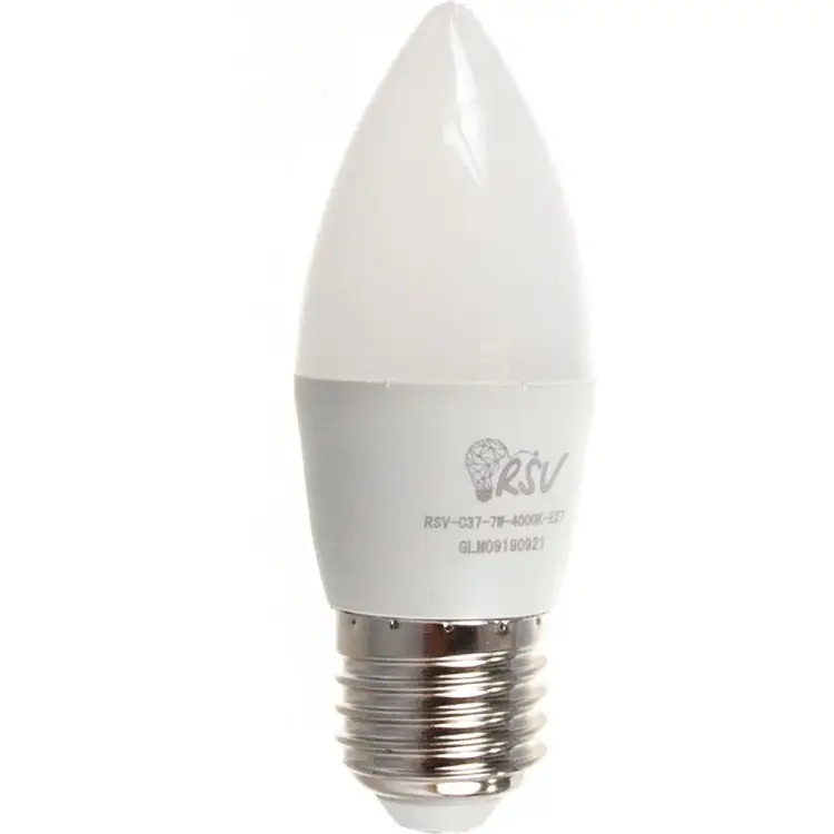 Светодиодная лампа RSV C37-7W-4000K-E27