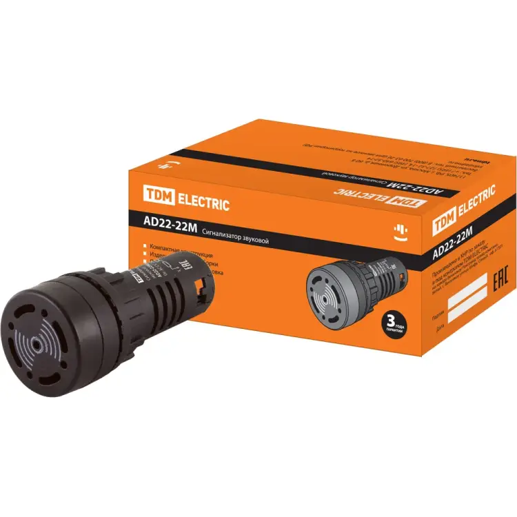 Звуковой сигнализатор TDM ELECTRIC AD22-22M/k23 SQ0746-0001