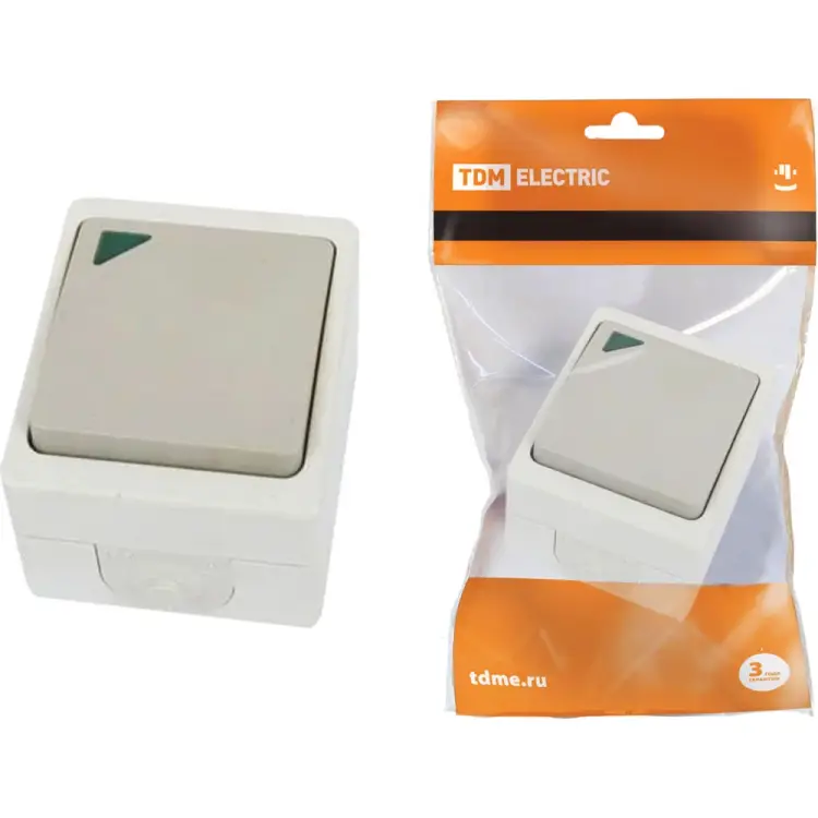 Переключатель TDM ELECTRIC Вуокса SQ1803-0005