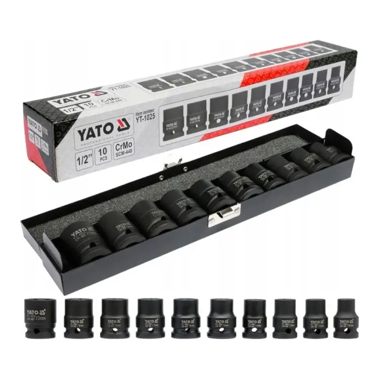 Набор торцевых головок YATO YT-1025