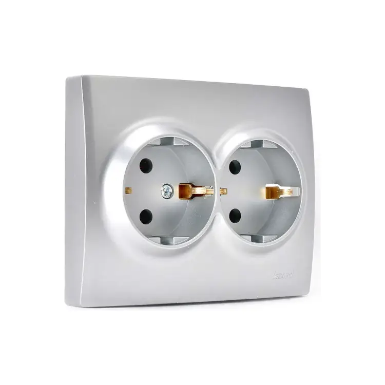 Двойная розетка Lezard KARINA 707-4300-127B