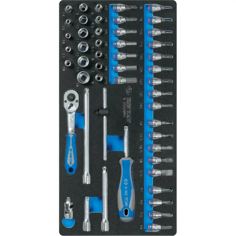 Набор торцевых головок KING TONY 9-2550MRV