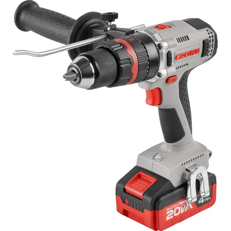 Аккумуляторный ударный шуруповерт Crown bl CT21093HMX-4 BMC Аккумуляторный ударный шуруповерт Crown bl CT21093HMX-4 BMC