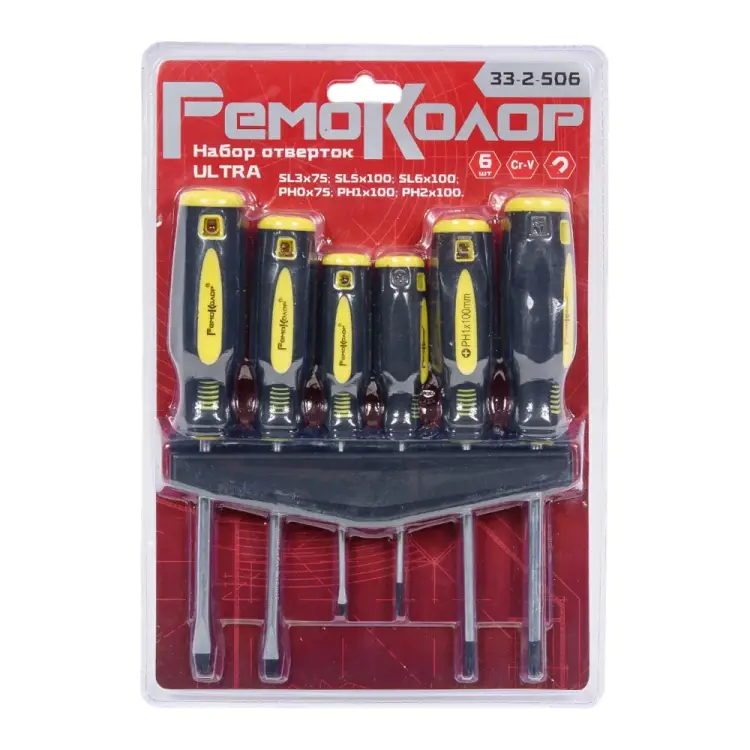 Набор отверток РемоКолор Ultra 33-2-506