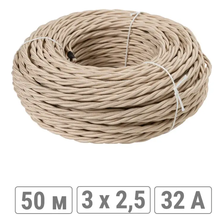 Витой ретро провод TDM ELECTRIC Эко SQ2801-0114