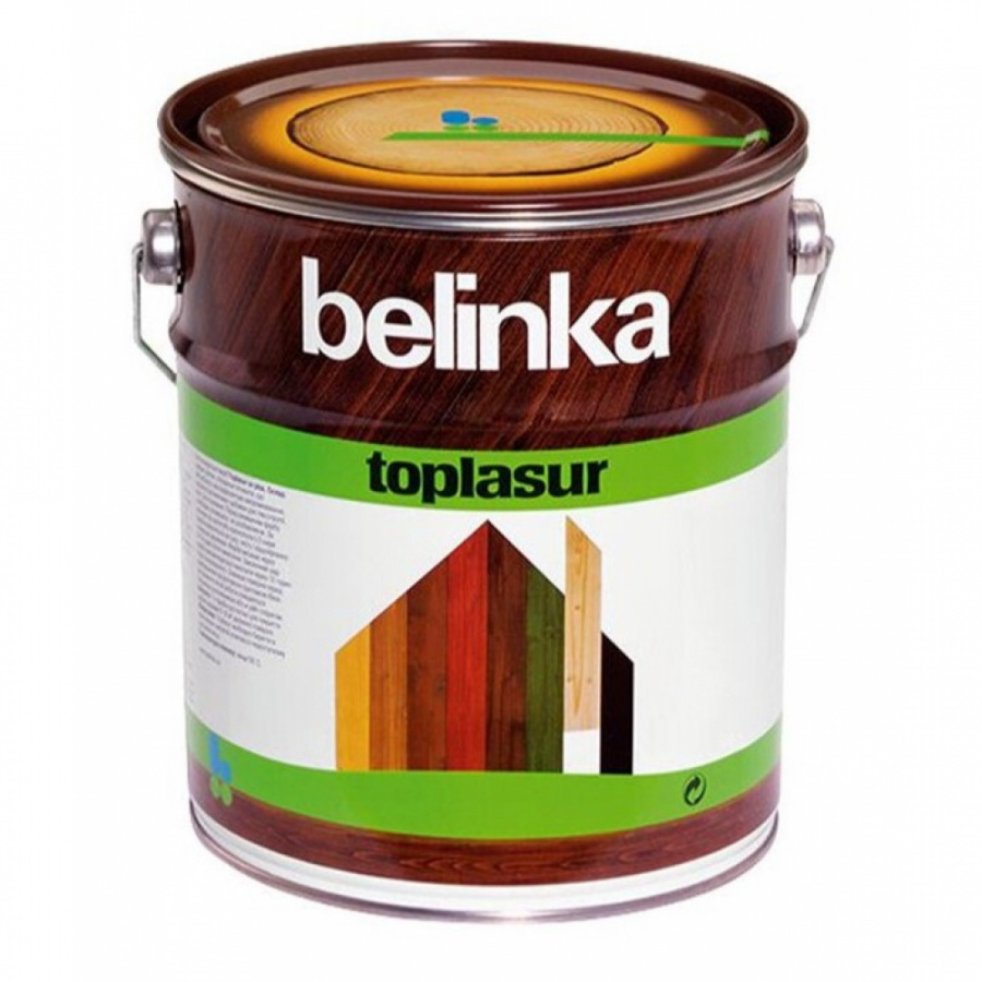 Лазурное покрытие для защиты древесины Belinka TOPLASUR 15