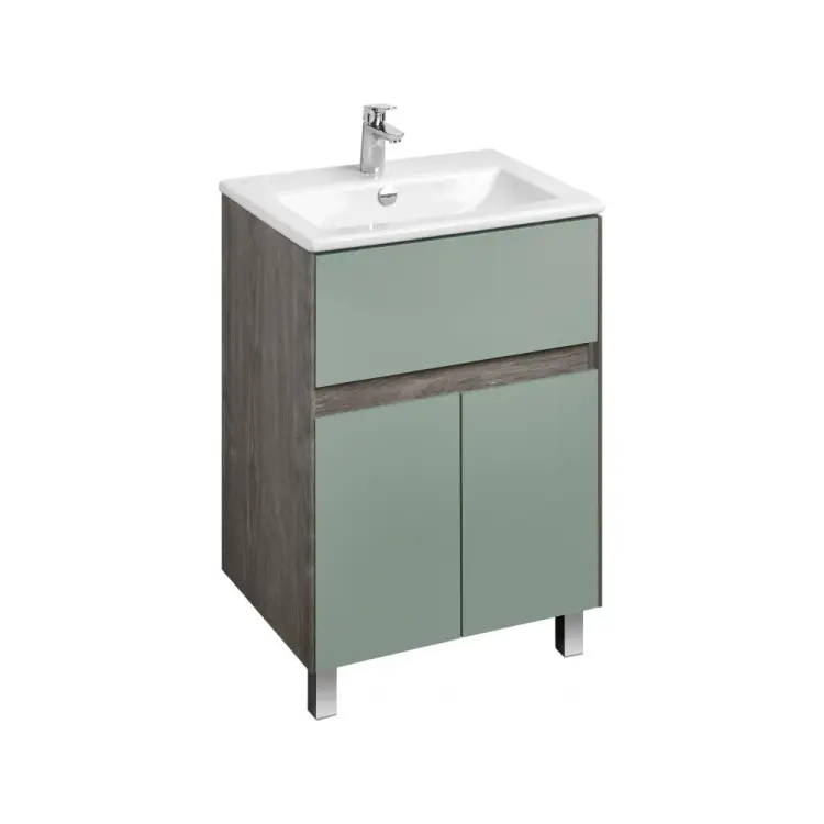 Тумба AQUATON Форест 60 дуб Рошелье/сумеречный голубой, под умывальник Элина 60 00088717 Тумба AQUATON Форест 60 дуб Рошелье/сумеречный голубой, под умывальник Элина 60 00088717