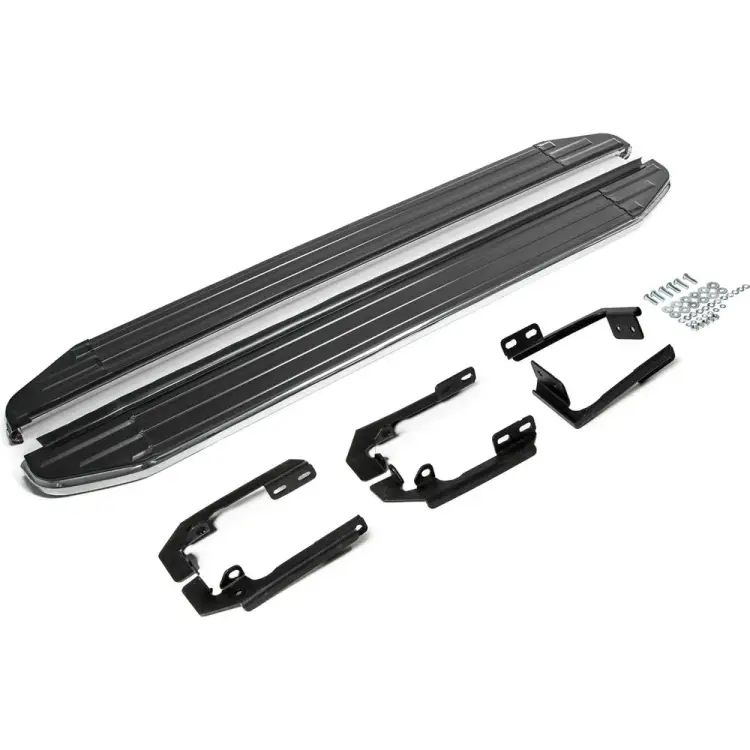 Автомобильные пороги для Isuzu D-Max II рестайлинг 2017-н.в. Rival Premium A193ALP.9101.1