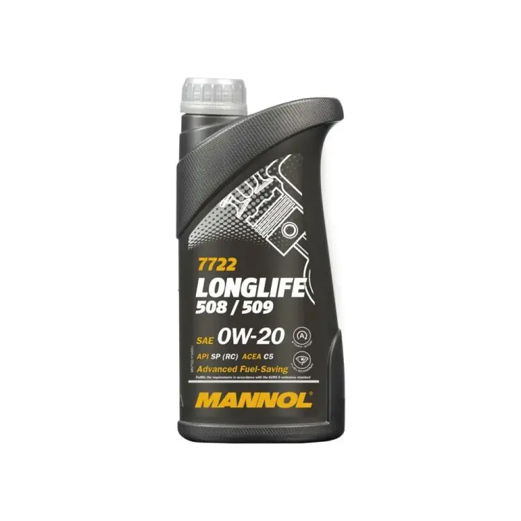 Синтетическое моторное масло MANNOL LONGLIFE 0W20 77221