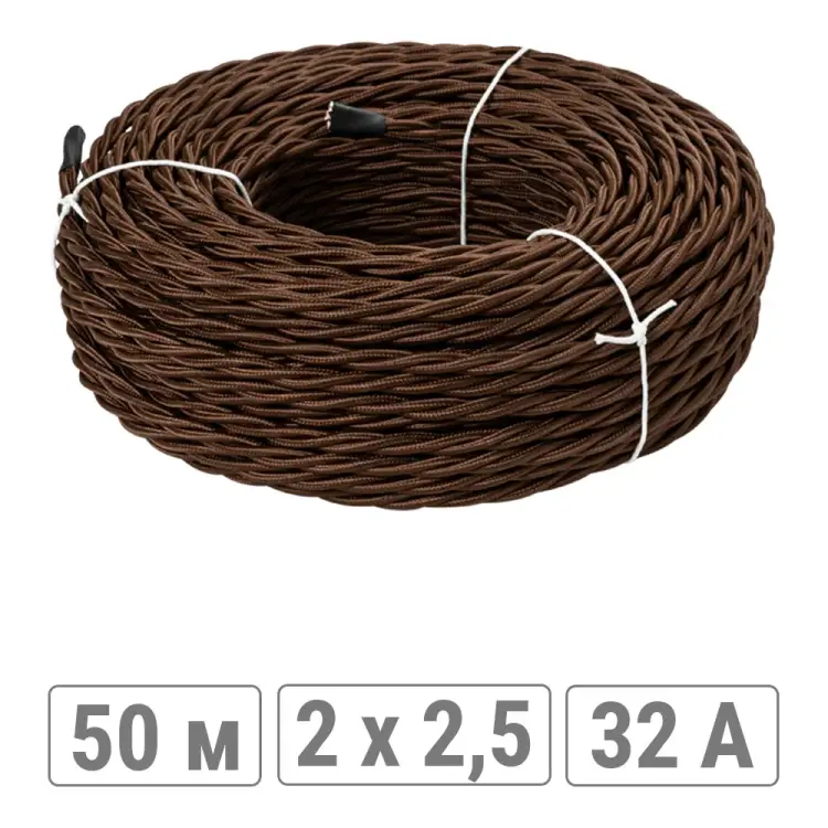 Витой ретро провод TDM ELECTRIC Эко SQ2801-0122