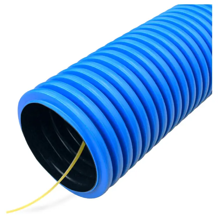 Двустенная гибкая гофрированная труба ПНД Промрукав тип 450 SN26 PR15.0115 Двустенная гибкая гофрированная труба ПНД Промрукав тип 450 SN26 PR15.0115