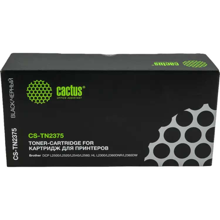 Лазерный картридж для brother dcp l2500/l2520/l2540/l2560 Cactus tn-2375 330298 Лазерный картридж для brother dcp l2500/l2520/l2540/l2560 Cactus tn-2375 330298