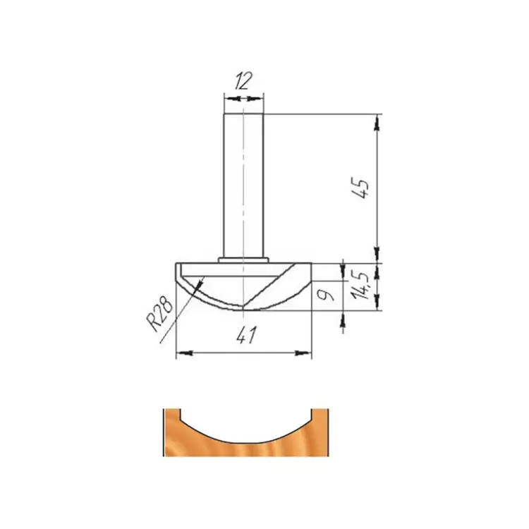 Фреза МебельДрев ФК 0165 4627198884609