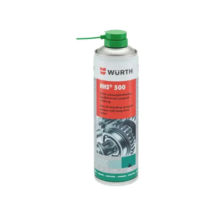Высокоэффективная консистентная спрей-смазка Wurth hhs 500 lube. 08931065 053 6 Высокоэффективная консистентная спрей-смазка Wurth hhs 500 lube. 08931065 053 6