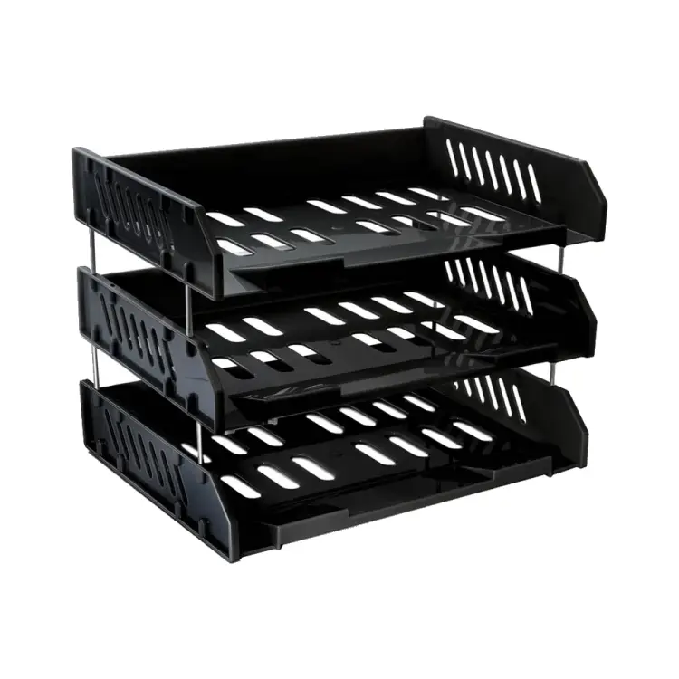 Набор горизонтальных лотков для бумаг Стамм Сити ЛТ560