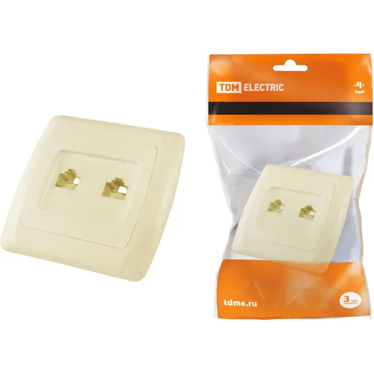 Телефонная розетка TDM ELECTRIC Онега SQ1805-0050