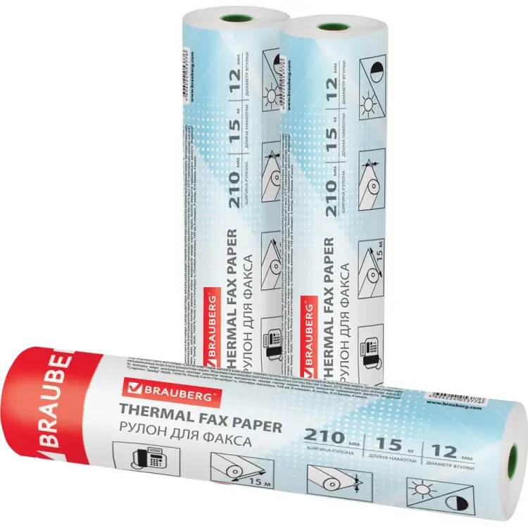 Рулон для факса BRAUBERG 110377