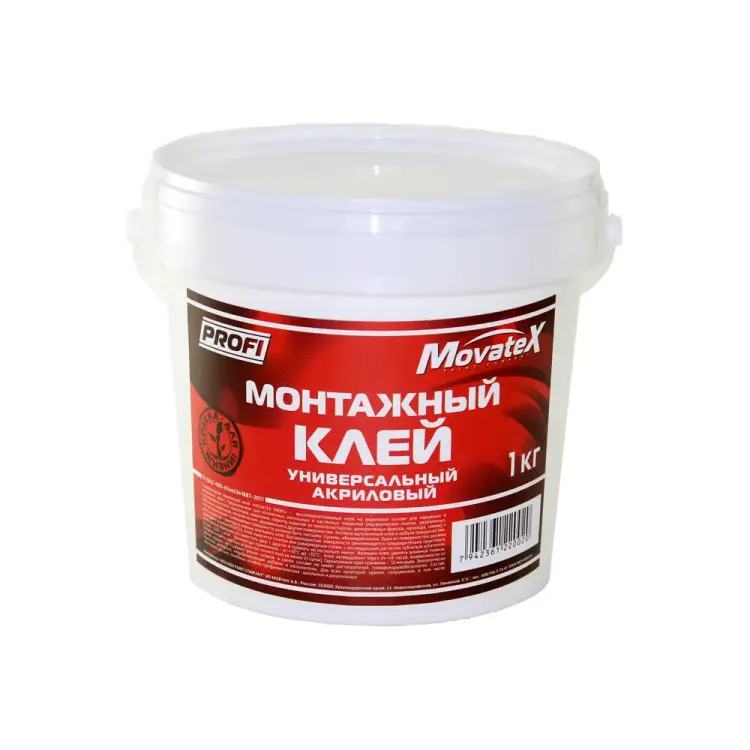 Монтажный акриловый клей Movatex PROFI Т25885
