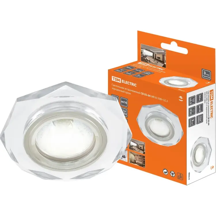 Встраиваемый светильник TDM ELECTRIC СВ 03-04 SQ0359-0052