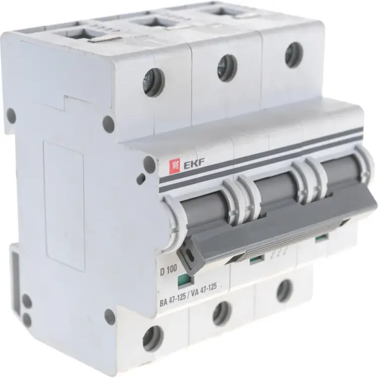 Автоматический выключатель EKF ВА 47-125 PROxima mcb47125-3-100D