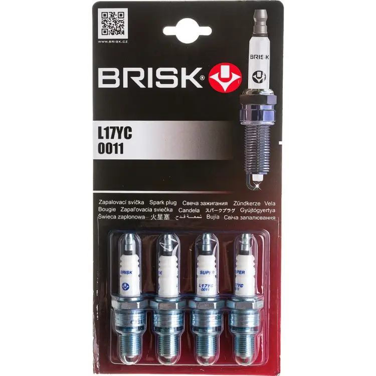 Свеча зажигания ГАЗ 406/инжектор BRISK SUPER 0011 L17YC-J Свеча зажигания ГАЗ 406/инжектор BRISK SUPER 0011 L17YC-J