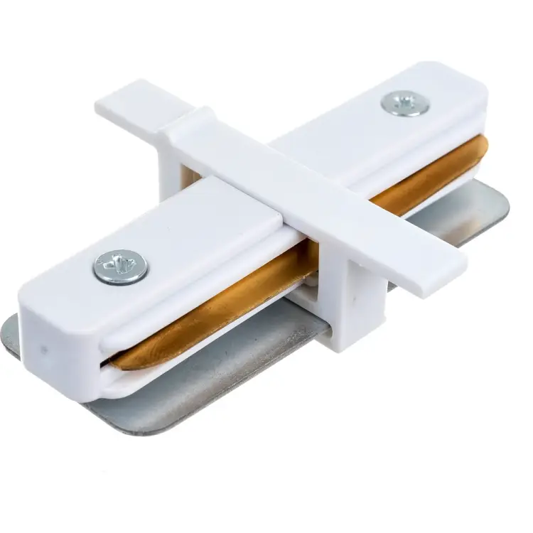 Прямой однофазный соединитель для шинопроводов Volpe R11 WHITE 1 POLYBAG UBX-Q123 UL-00007380