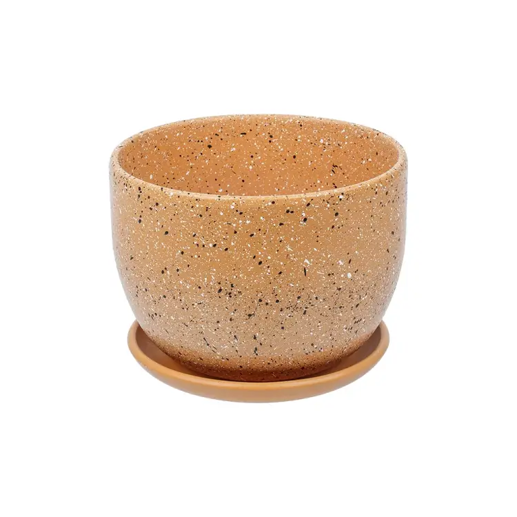 Керамический горшок Вещицы терраццо BH-92-4