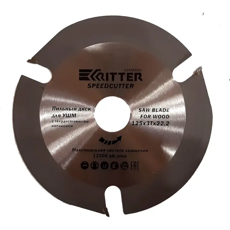 Пильный диск для ушм RITTER SpeedCutter PS30101253 Пильный диск для ушм RITTER SpeedCutter PS30101253