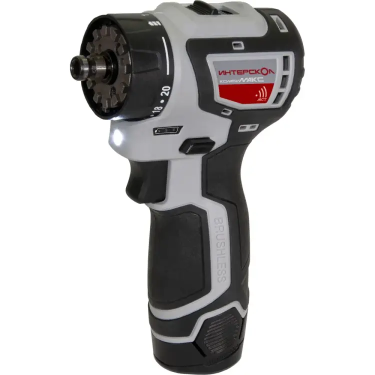 Бесщеточная аккумуляторная дрель-шуруповерт Интерскол ДА-10/12В 36 КомбиМАКС 687.2.2.77 Бесщеточная аккумуляторная дрель-шуруповерт Интерскол ДА-10/12В 36 КомбиМАКС 687.2.2.77