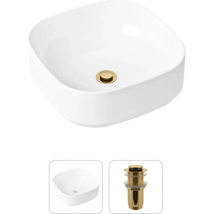 Накладная раковина для ванной Lavinia Boho Bathroom Sink Slim 21520832