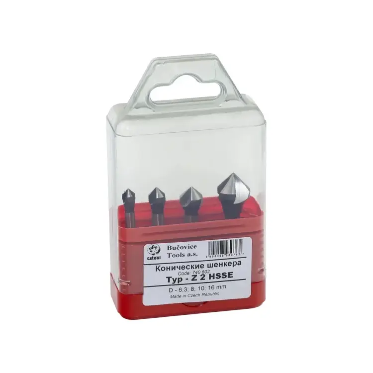 Набор зенковок Bucovice Tools 740802