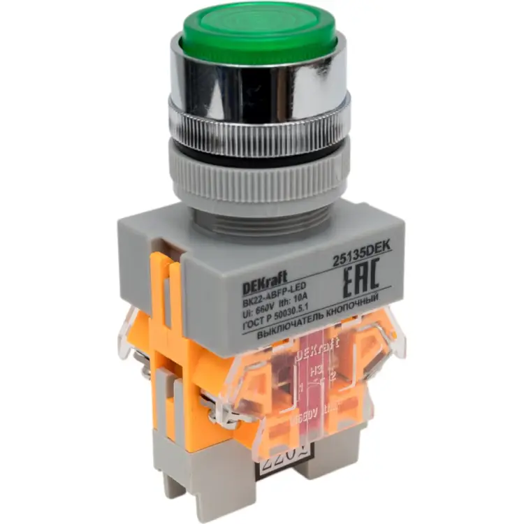 Кнопочный выключатель DEKraft ВК22 25135DEK