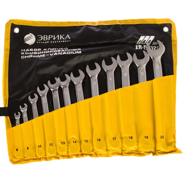 Набор комбинированных ключей Эврика ER-50120E Набор комбинированных ключей Эврика ER-50120E