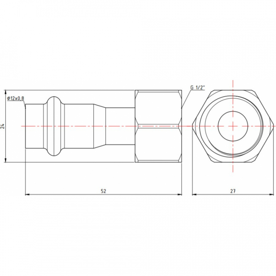 Соединитель Valtec VTp.708.0.03206