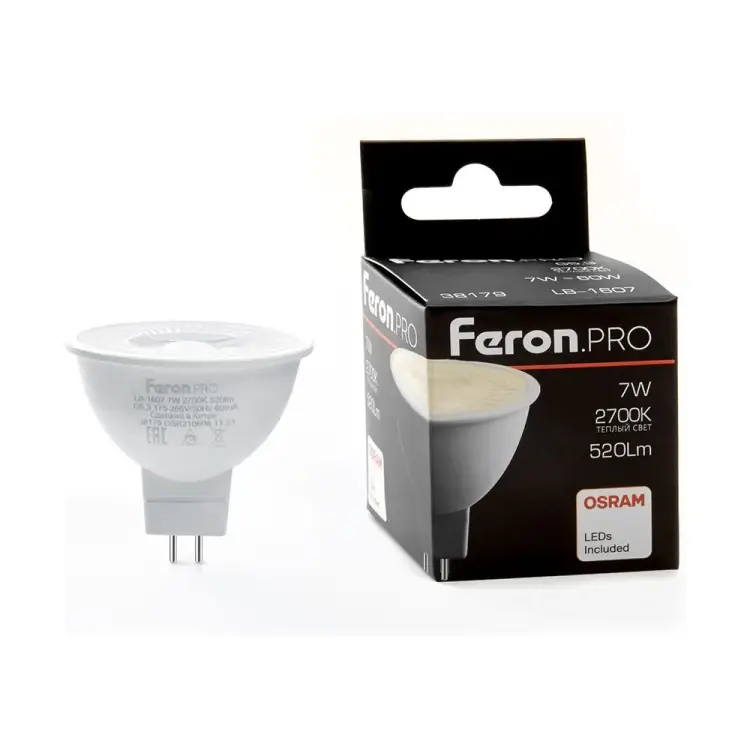 Светодиодная лампа FERON PRO LB-1607 38179