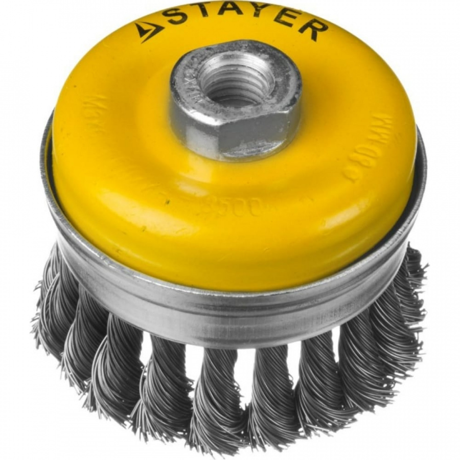 Усиленная чашечная щетка для ушм STAYER PROFESSIONAL