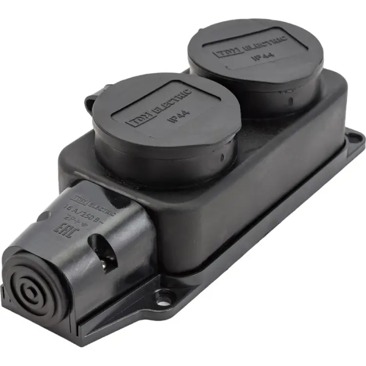 Двухместная розетка TDM ELECTRIC SQ0612-0010 Двухместная розетка TDM ELECTRIC SQ0612-0010