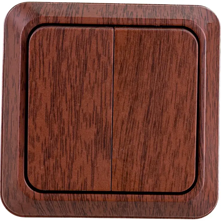 Двухклавишный выключатель Intro Quadro 2-104-10 Б0053761