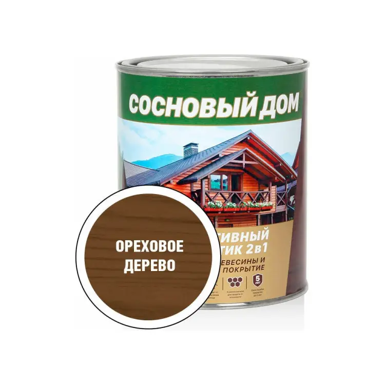 Декоративно-защитный состав для древесины ЗАО Декарт Сосновый дом 29520