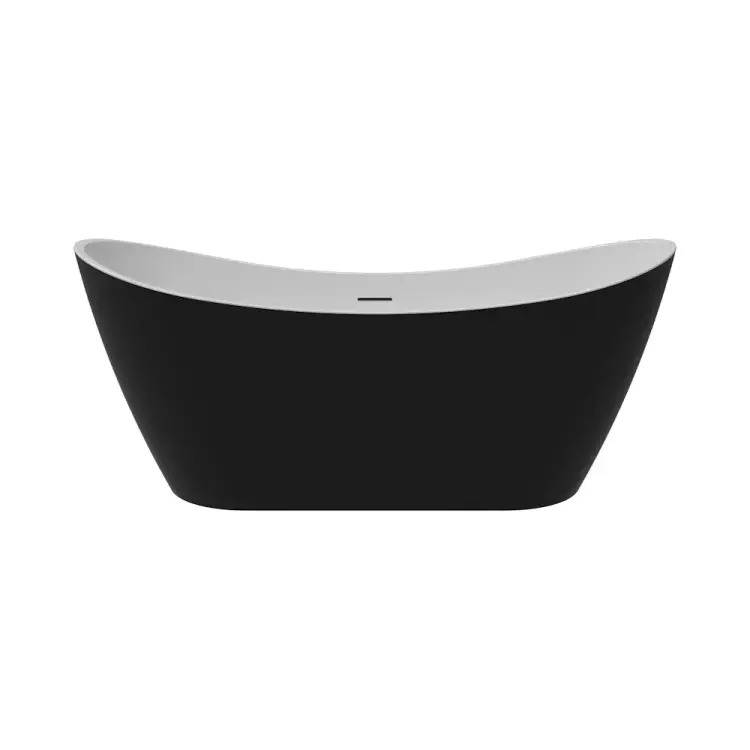 Отдельно стоящая акриловая ванна Teymi Ellie 170x80x73, чёрная матовая T130118 ЦБ-00268806 Отдельно стоящая акриловая ванна Teymi Ellie 170x80x73, чёрная матовая T130118 ЦБ-00268806