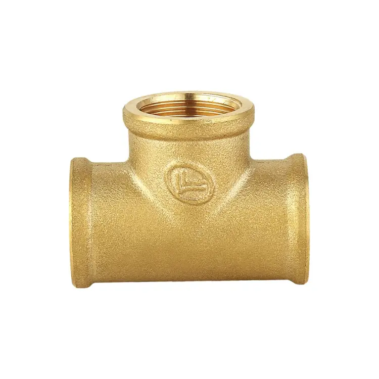 Резьбовой латунный тройник DOUBLE-LIN LL6016 (3/4")