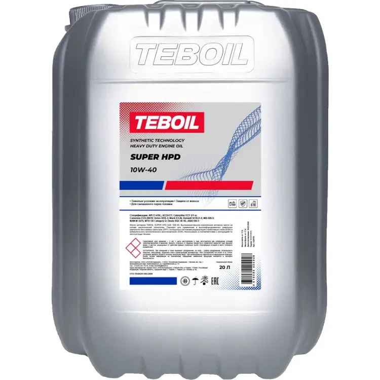 Моторное масло TEBOIL Super HPD 10w40 3461154