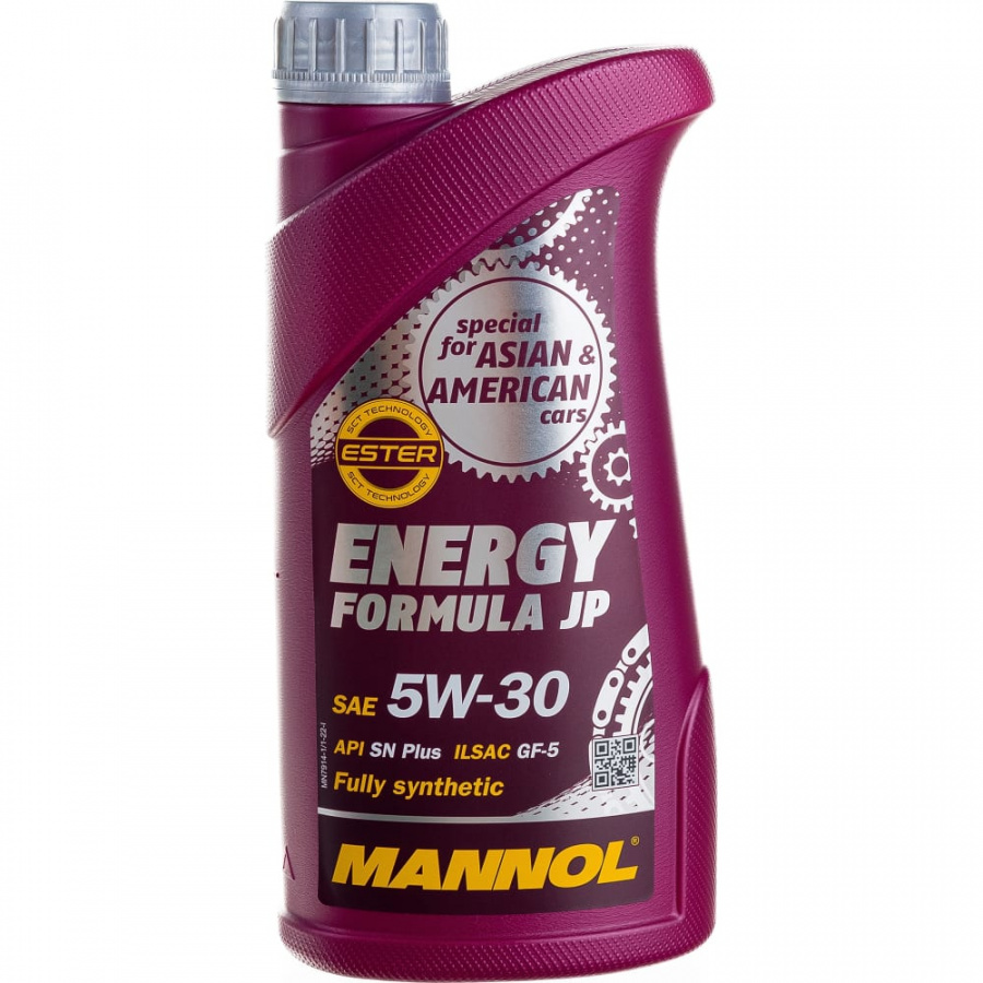 Синтетическое моторное масло MANNOL ENERGY FORMULA JP 5W30